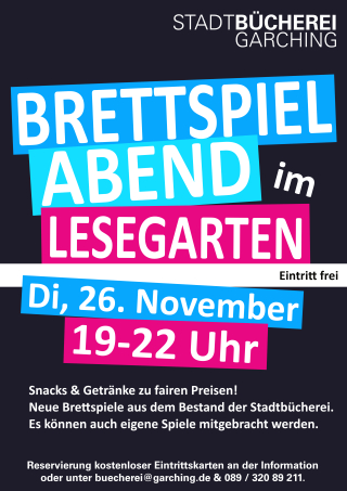 Brettspielabend Plakat