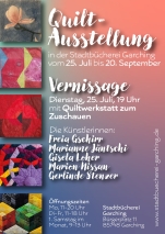 Quilt-Ausstellung Plakat