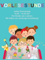 Vorlesestunde Vorlesestunde-Plakat